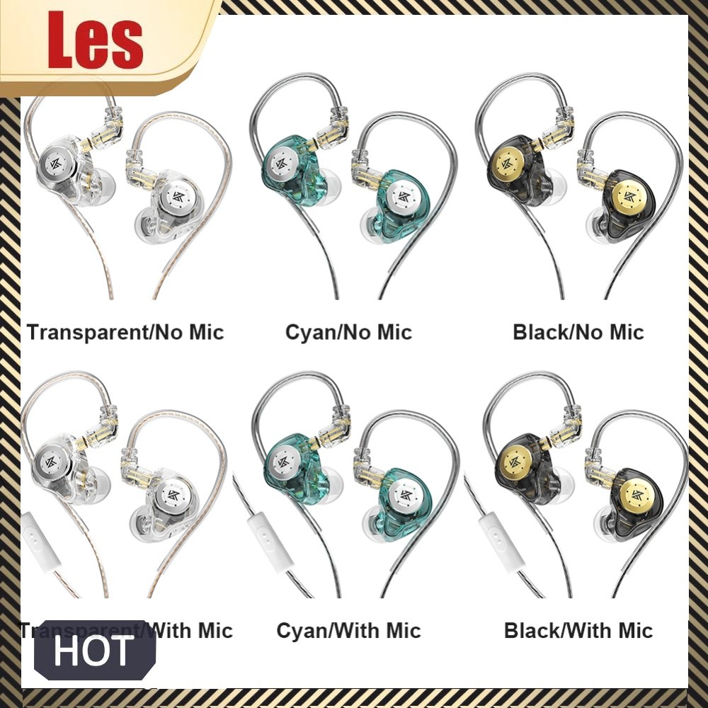Dành Cho kz EDX Pro Có Dây IEM 3.5 Mm HiFi Dynamic Bass Tai Nghe In-Ear Màn Hình