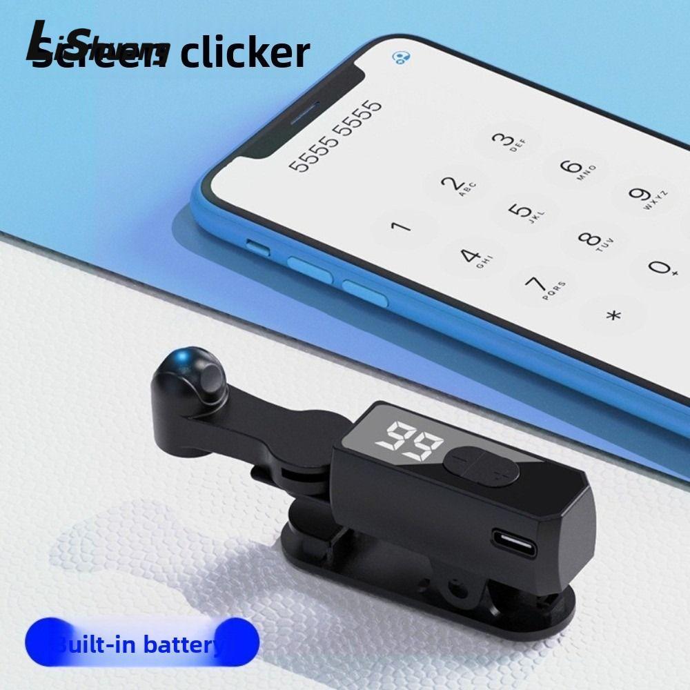 LISHUANG Auto Screen Clicker, USB Mini Electric Auto Page Turner, Portable ABS 107 Gears Bấm nhanh M