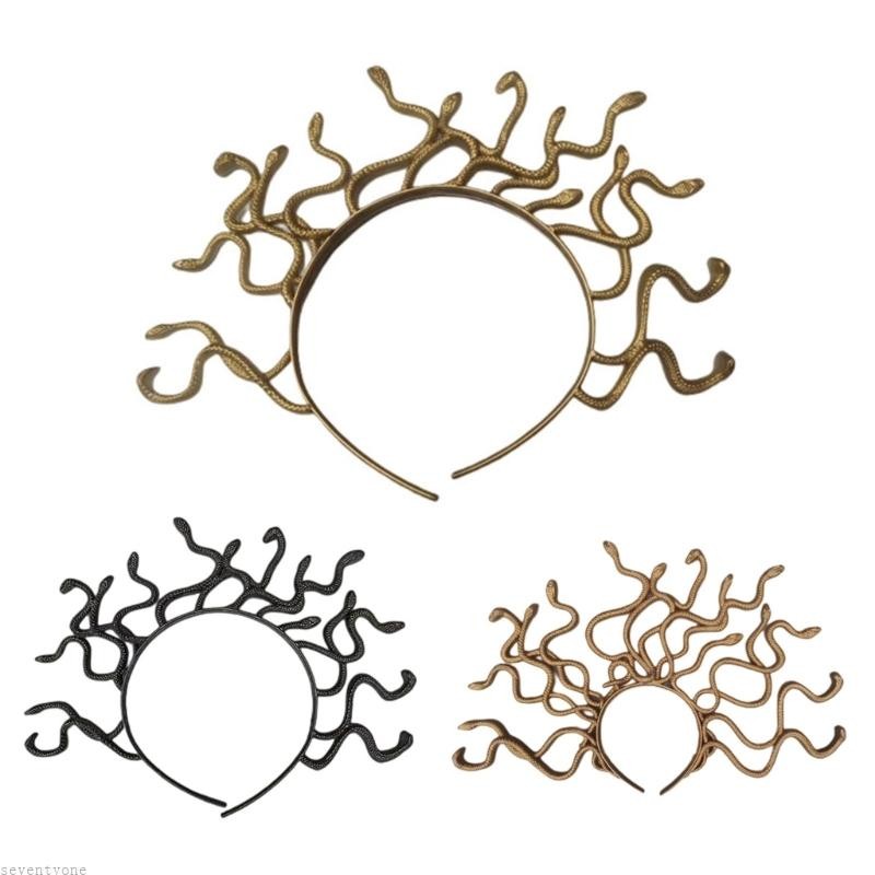 Mũ Đội Đầu Medusa Băng Đô Rắn - Trang Phục Hoá Trang cho Carnaval và Mardi Gras