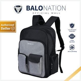 [CHÍNH HÃNG] Balo laptop 15.6 inch STARGO Grido - Siêu nhẹ, nhiều ngăn, trượt nước, chắc chắn, đứng form - BH Dài Hạn