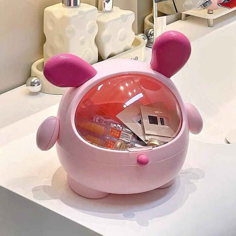 Hộp Decor Đựng Đồ Tai Thỏ Xinh Xắn,Để Phụ Kiện Dây Chun Buộc Tóc (Xả Hàng)