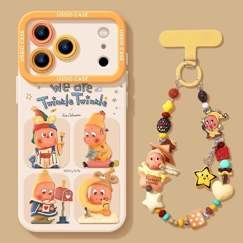 Thích hợp cho IPhone17 16 15 11 12 13 14 Pro Max 7Plus 16 8 15 PlusS Max XR X Ốp điện thoại Ngôi sao