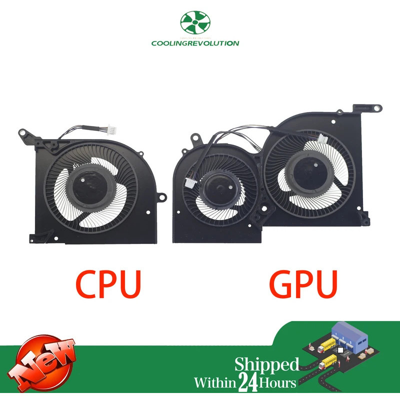 Laptop CPU GPU Quạt Làm Mát BS5005HS-U4Q BS5005HS-U3J DC5V 4Pin Cho MSI GS66 Stealth MS-16V4 16V4