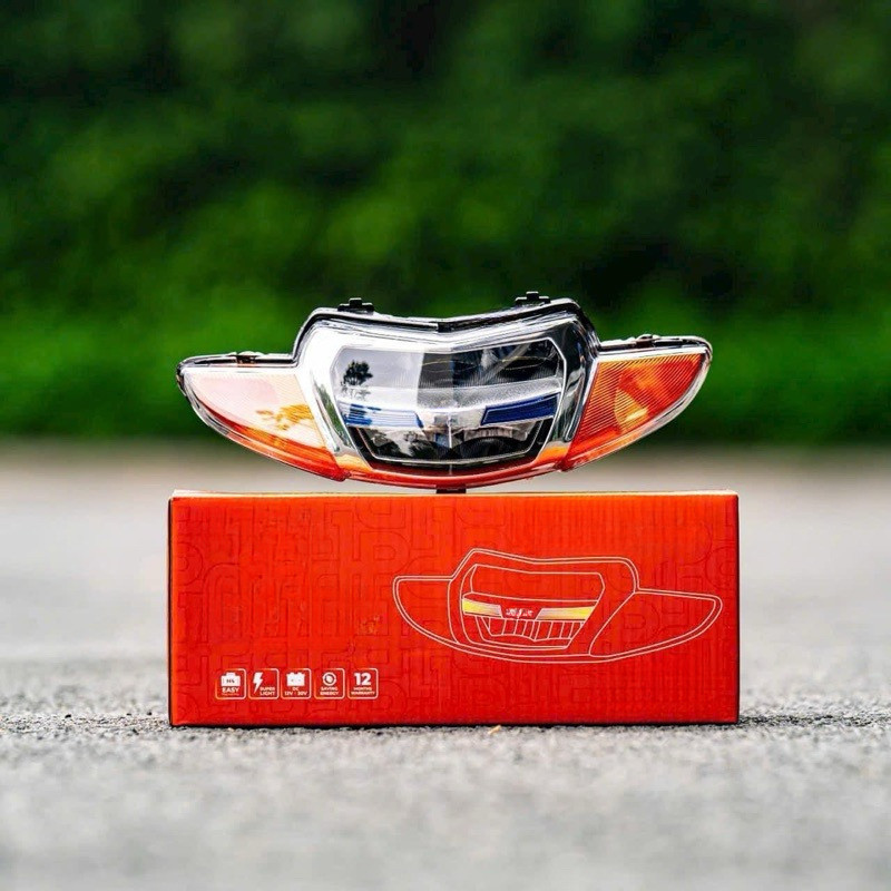 Pha đèn led 2 tầng Zhpat Wave ZX-Wave Alpha lùn (2002-2005) (wave nhỏ 2 pha) siêu sáng (BH 12 tháng)