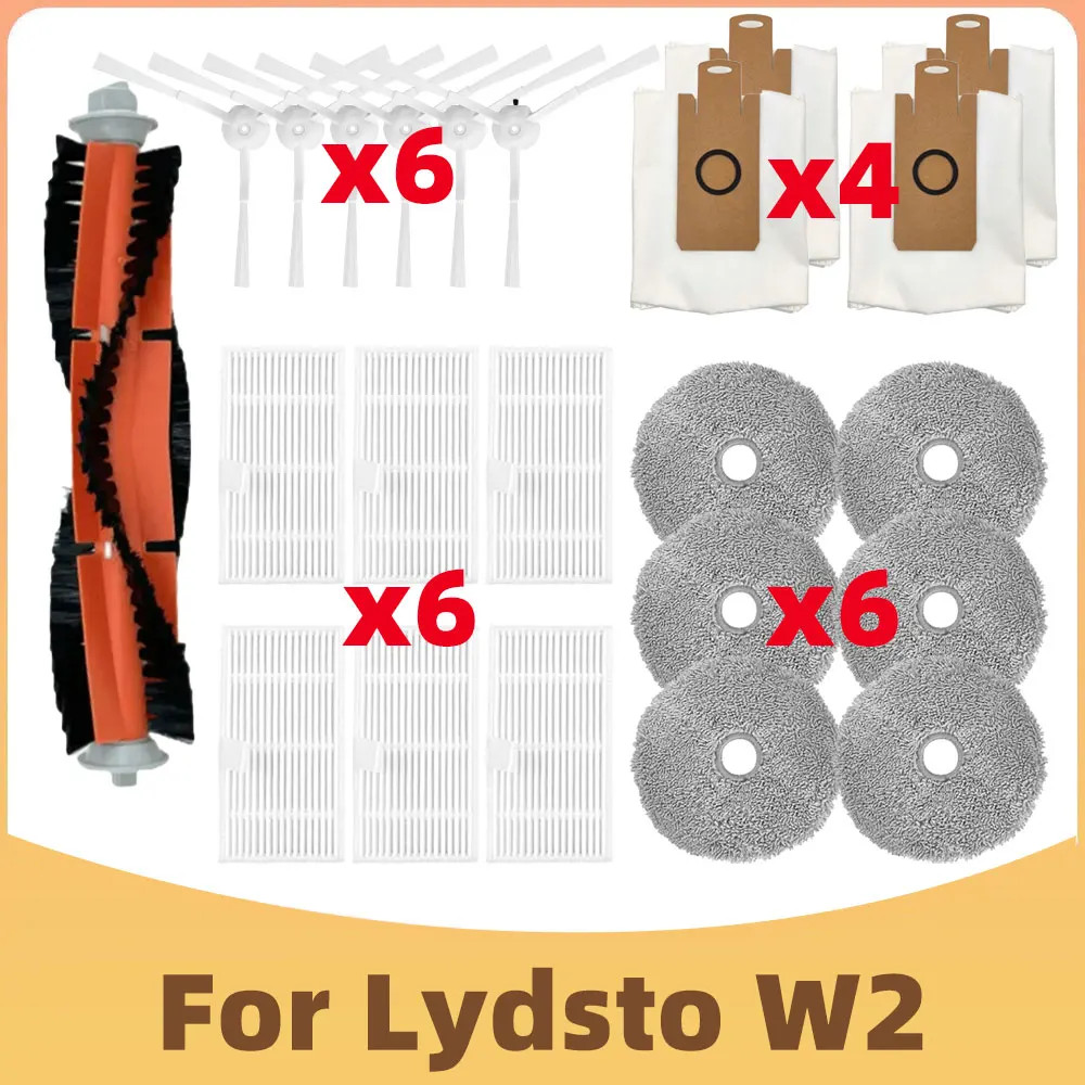 Phù Hợp Cho Xiaomi Lydsto W2 / Kyvol S60 / iRiver AICLE INS-200 Robot Hút Bụi Phụ Kiện Chính Bàn Chả