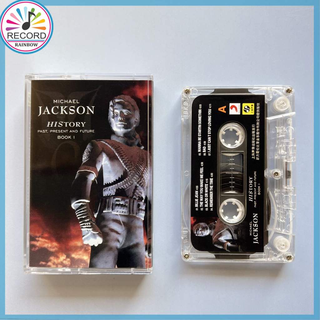 Michael Jackson HIStory Past Present And Future Book I Băng Cassette Tape Brand New [Sealed] VNTFOT