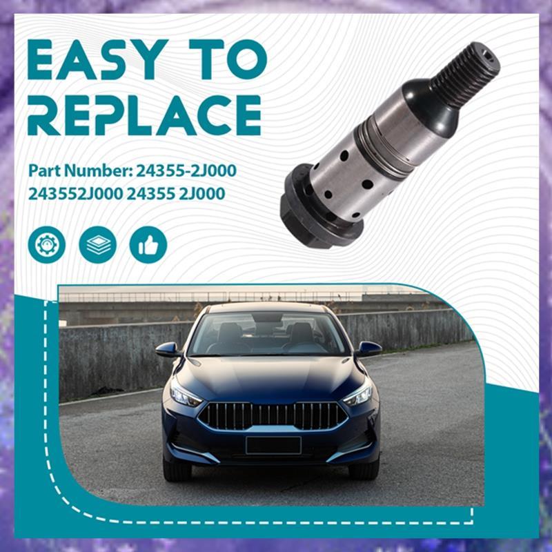 [r3jylk02.vn] Van điều khiển dầu bu lông trung tâm bổ sung 24355-2J000 cho 2020 + 2.0L NU- 243552J00