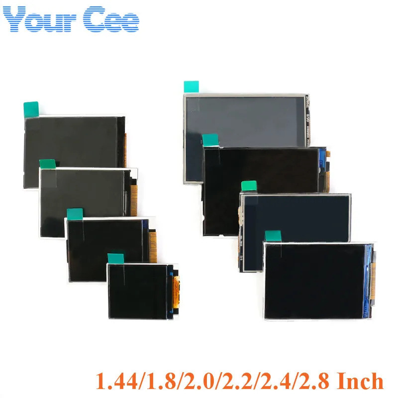 1.44/1.8/2.0/2.2/2.4/2.8 Inch Màn Hình TFT LCD Mô-đun Hiển Thị Điều Khiển ST7735 Giao Diện Màn Hình 