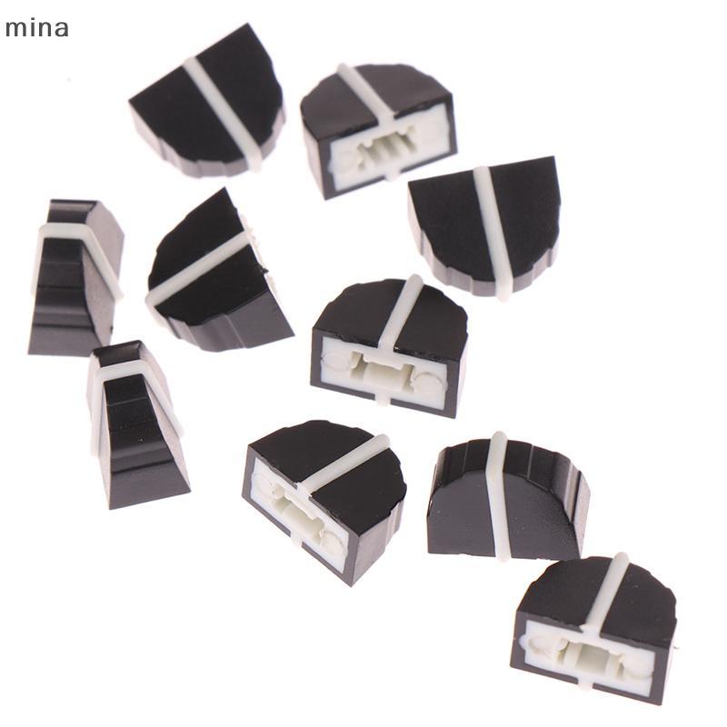 [mina] 10 chiếc DBX2231 Equalizer Fader Cap 11MMX9MM Lỗ 4MM Chiết áp Fader Núm Cap