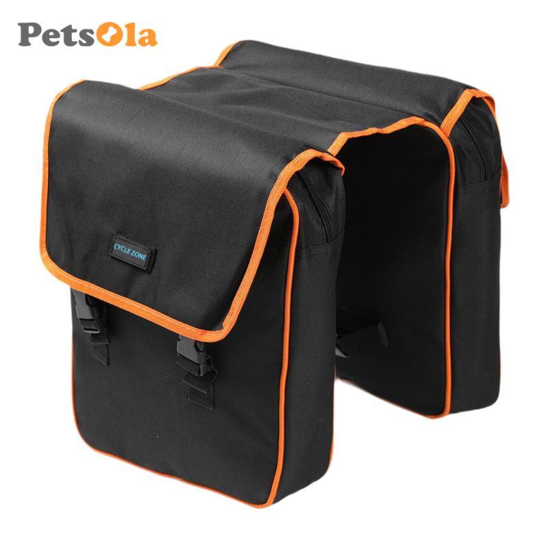 Túi đựng xe đạp Pannier phía sau Túi yên xe đạp để mua sắm Đi xe đạp màu cam
