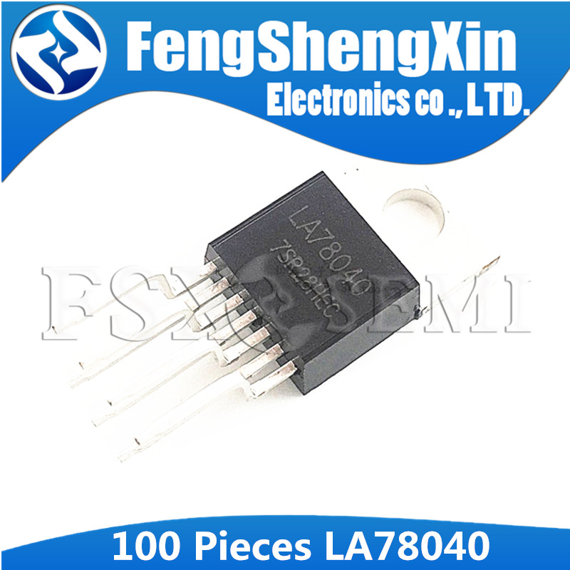 100 Cái / lốc LA78040 78040 LA78040B LA78040N TO-220-7 chip quét trường