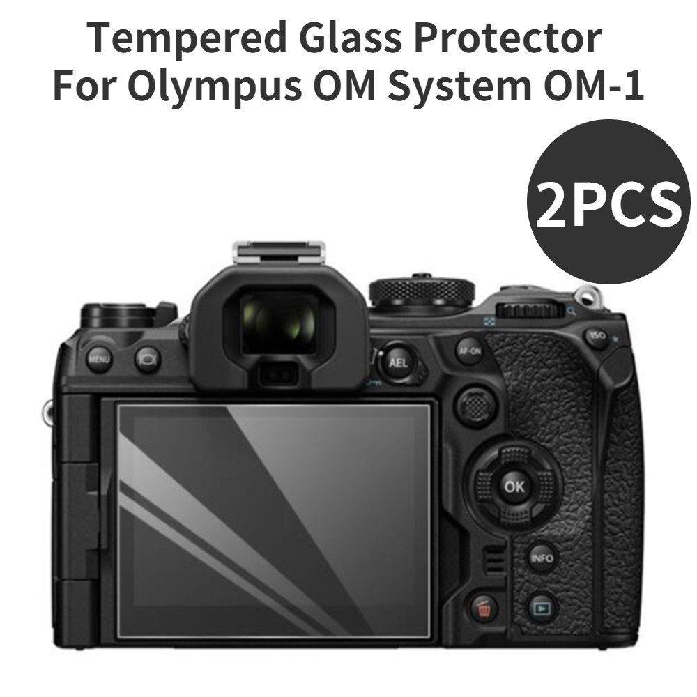 3 Chiếc Dành Cho OM SYS TG7 OM5 OM3 II HD Kính Camera Bảo Vệ Màn Hình LCD Cho Oly TG6 TG5 TG4 PEN-F 