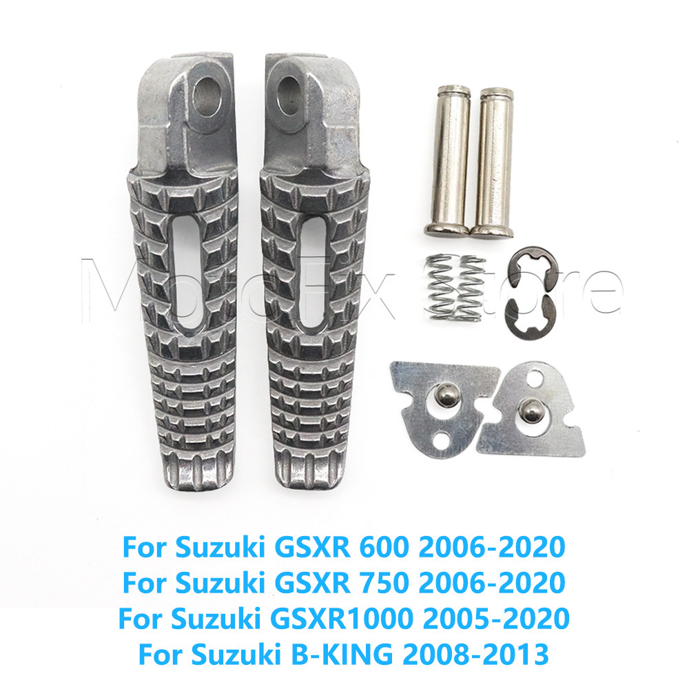 Phụ Kiện Xe Máy Phía Sau Chân Chốt Chân Cho Suzuki GSXR 600 750 1000 B-KING GSXR600 GSXR750 GSXR1000