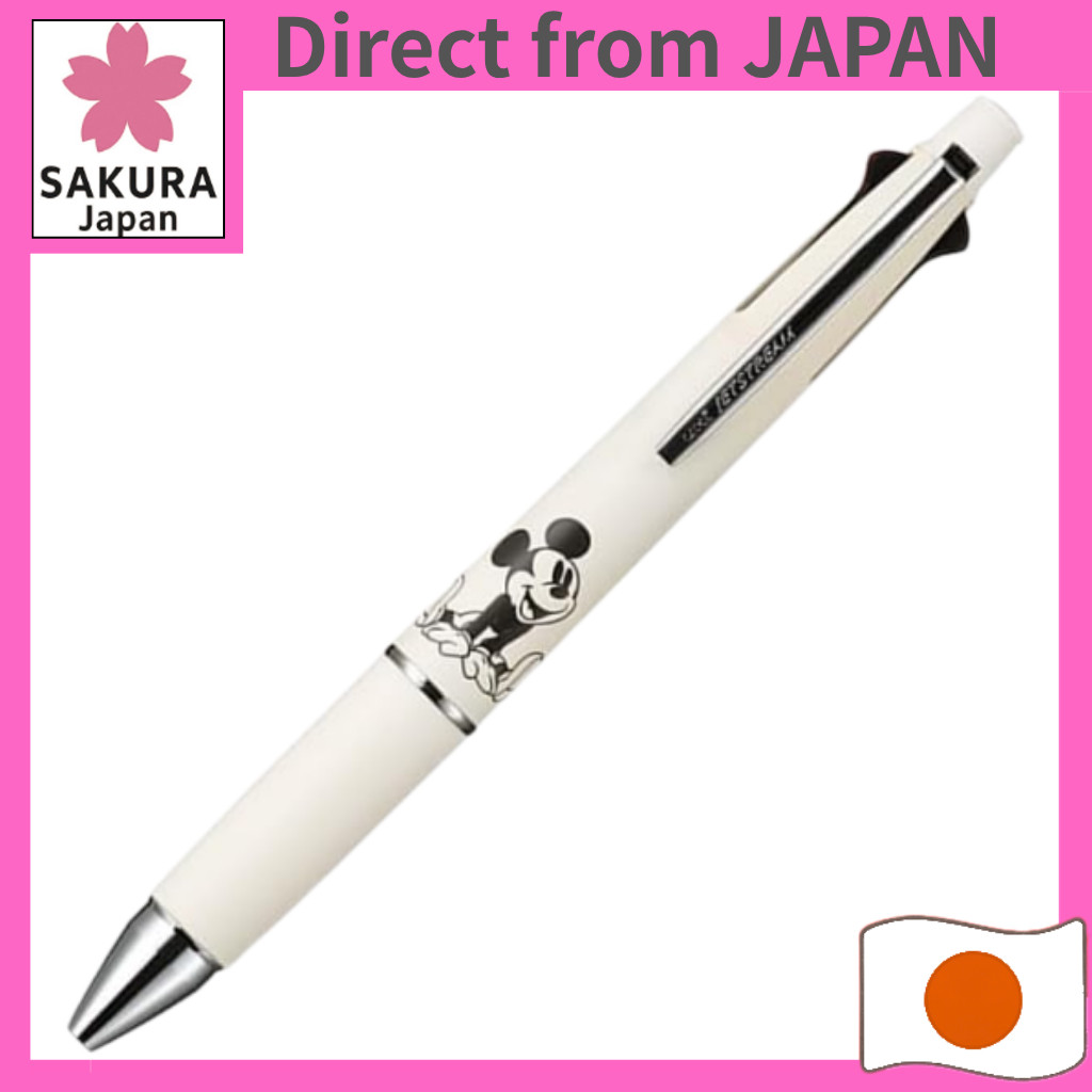 Mitsubishi Pencil Jetstream Multi-Function Pen 4-in-1 Disney MB White 0.5mm MSXE5-1600D-05-MBW Micke