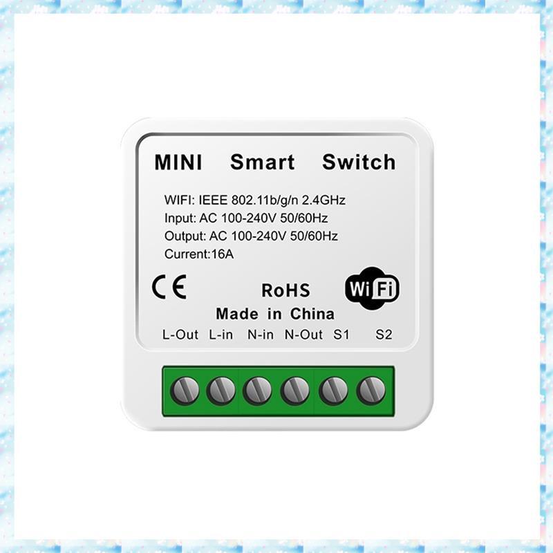 [R Q M U] Công tắc Wifi MINI Tuya 16A Công tắc thông minh Tuya Công tắc thông minh 16A