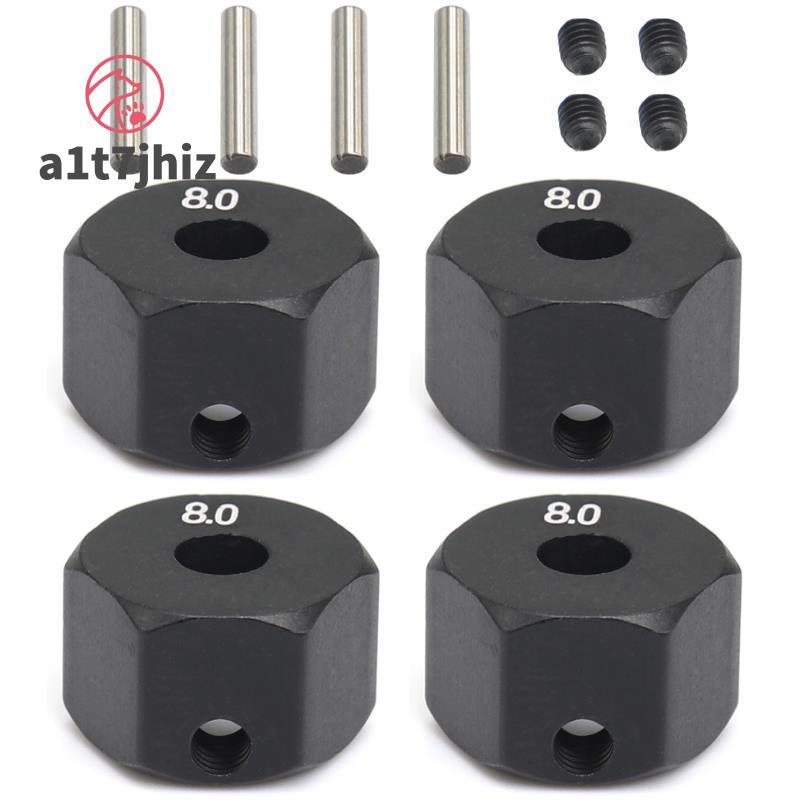 4 12MM Bánh Xe Lục Giác Hub Cho 1 / 10 RC Bánh Xích SCX10 Traxxax Trx4 MST RC Xe Phần