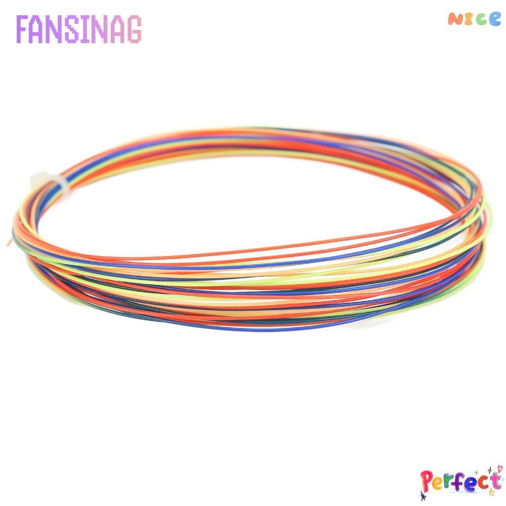 Dây vợt cầu lông FANSINAG, Dây cầu lông thay thế cầu vồng nhiều màu, Chất liệu bền Nylon chuyên nghi