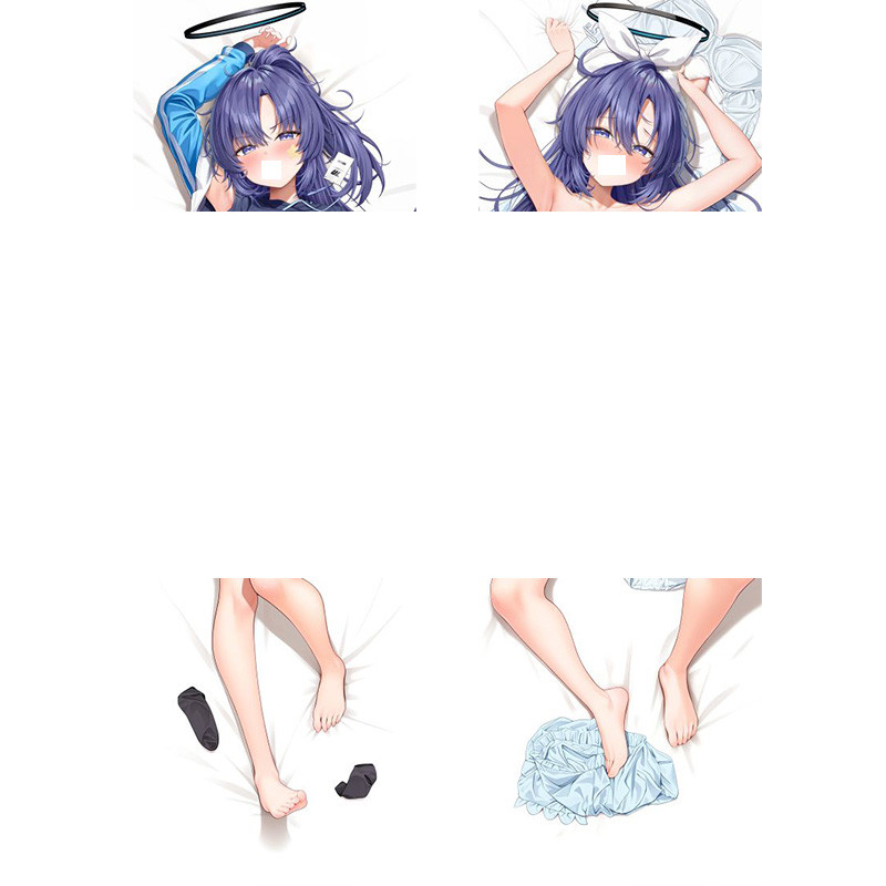Blue Archive Hayase Yuuka Kirifuji Nagisa Dakimakura Otaku Ôm Thân Gối Bao Ném Đệm