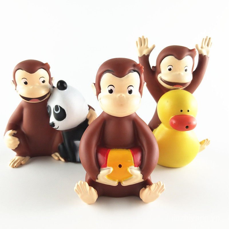 Sản phẩm mới C10 Đặt hàng ngày Hàng số lượng lớn Curious Curious Curious George Cao su mềm Chơi Đồ c