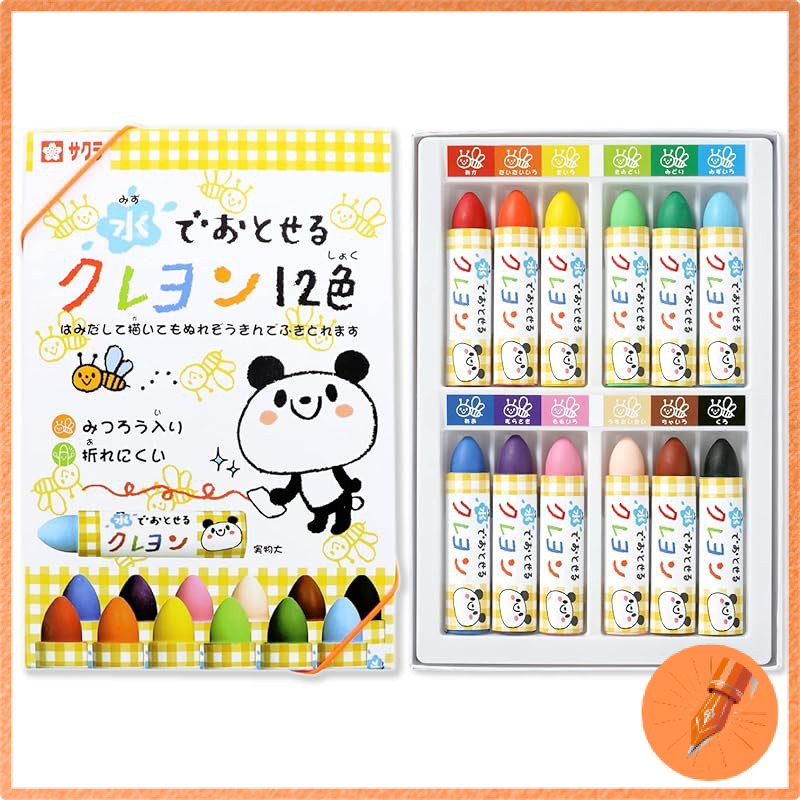 Sakura Craypas Washable Crayons Water Erasable Crayons Various Colors and Pack Sizes