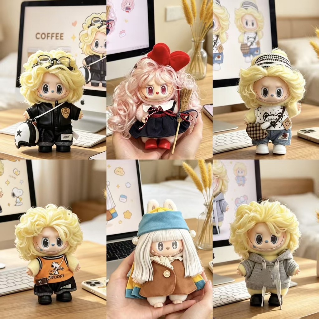 Chỉ Có Quần Áo Để Bán) Thích Hợp Cho la-bubu Retro Barber Shop Series Quần Áo Búp Bê Mưa Trên Bầu Tr
