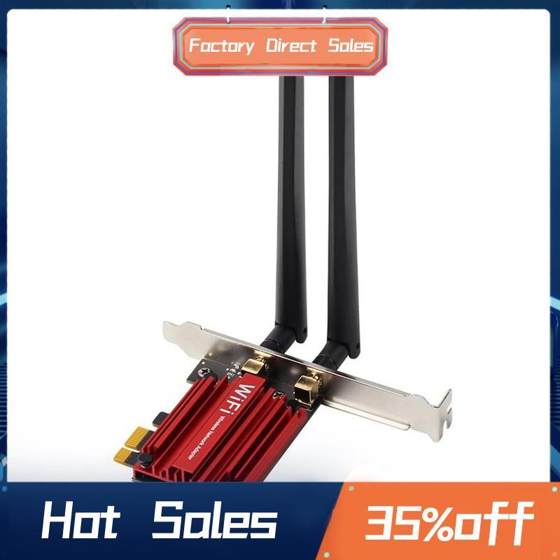 1800Mbps Wifi 6 MT7921 PCI Express Bộ chuyển đổi không dây Bluetooth 5.2 Băng tần kép 802.11AX / AC 