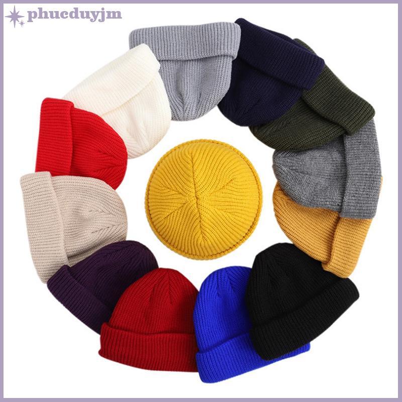 Phu unisex người đàn ông phụ nữ Beanie Hat ấm gân mùa đông lần lượt trượt tuyết ngư dân Docker hat N