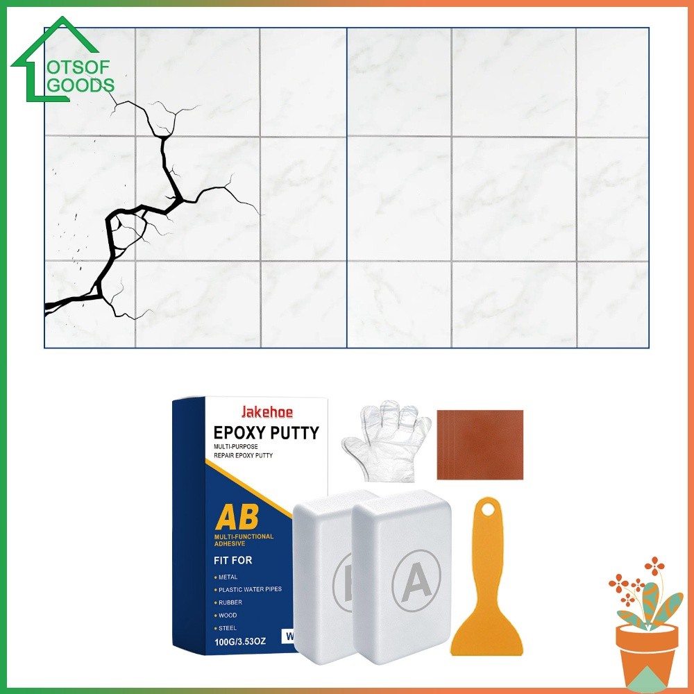 ✿ Nhiều hàng ✿ 100g Thép Gia Cố Epoxy Putty Sửa Chữa Nhanh AB Epoxy Putty Độ Dính Mạnh Epoxy Filler 