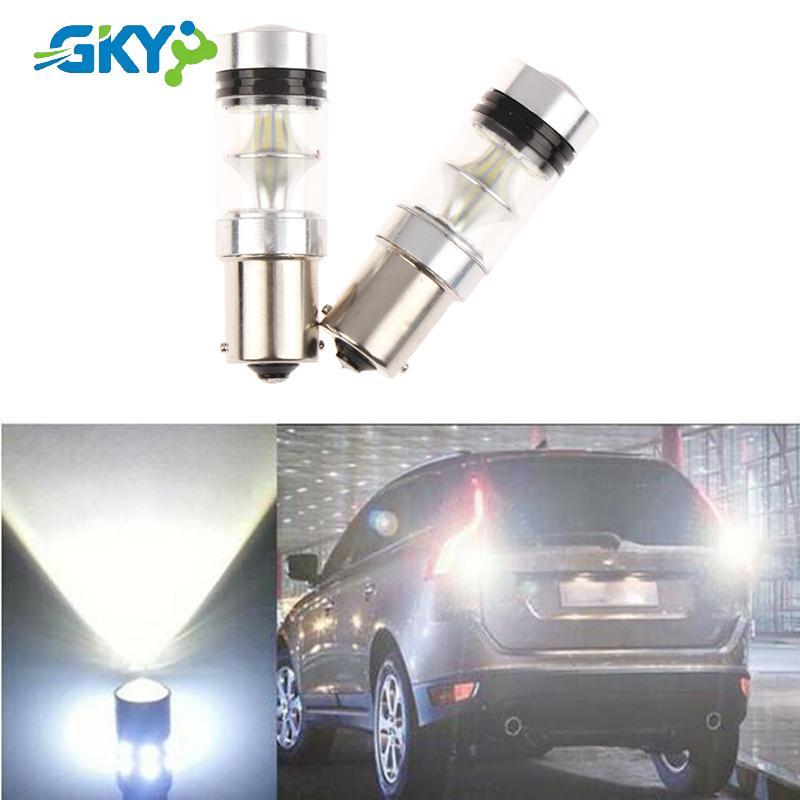 GKY White P21W BA15s 1156 LED Canbus Baup Đèn đảo chiều Đèn lùi GKY