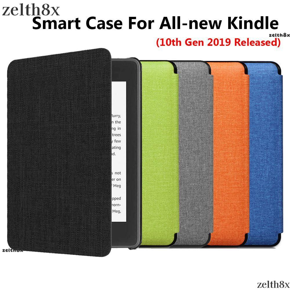 ZELLH Smart eBook Reader Vỏ bảo vệ kết cấu vải siêu mỏng cho mọi loại- Kindle thế hệ thứ 10 2019 đượ