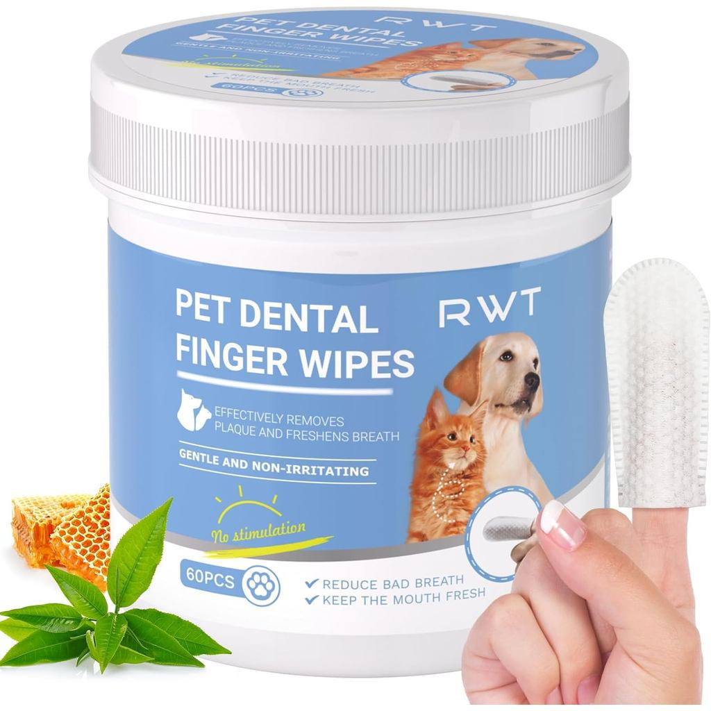 RWT Dental Care Wipes, & Teeth Cleaning Wipes Reduces Plaque and Tartar, Freshens Breath, Disposable