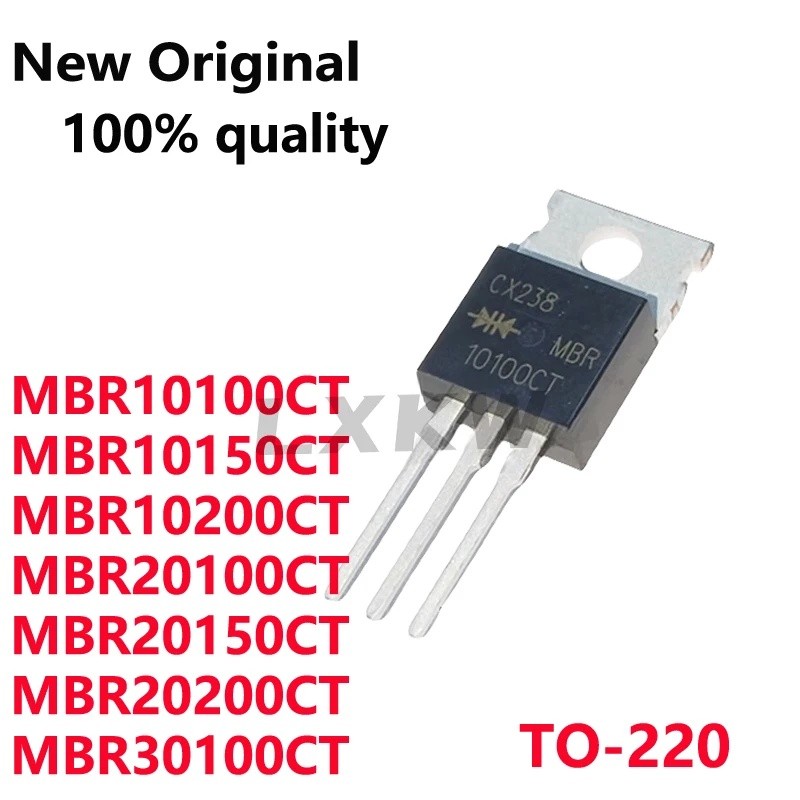 5 Chiếc MBR10100CT MBR10200CT MBR10150CT MBR20100CT MBR20150CT MBR20200CT MBR30100CT TO-220 Hiệu Ứng