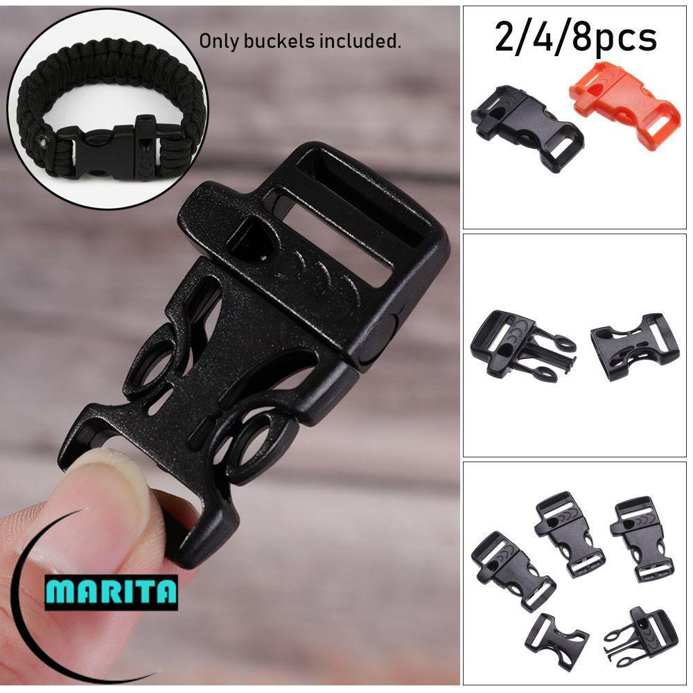 MARITA 2 / 4 / 8 Chiếc Bên Phát Hành Khóa Túi Nhựa Phần Ngoài Trời Paracord Phụ Kiện