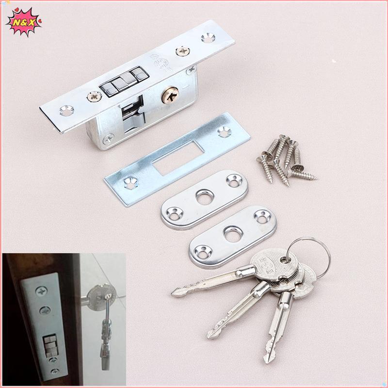 N & X Vô Hình / Mortise Lo Kéo Cổng Móc Lo Hợp Kim Lo Cho Cửa Kính Đóng Khung Phần Cứng Bền Đẹp.