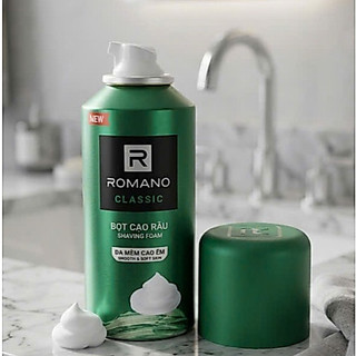 Chai bọt cạo râu ROMANO Classic 175ml