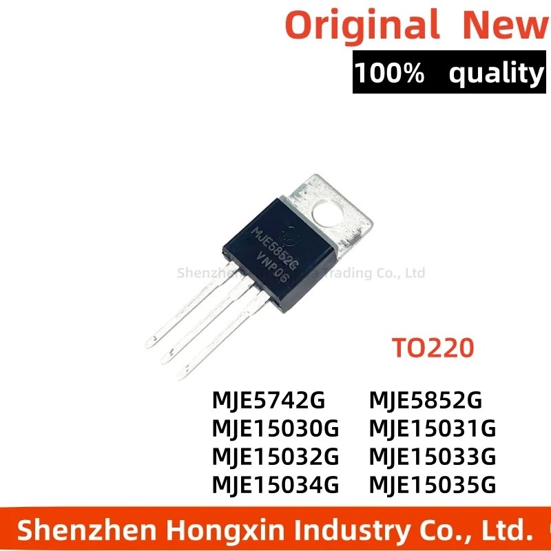 5 CÁI MJE15030G MJE5742G MJE5852G MJE15031G MJE15032G MJE15033G MJE15034G MJE15035G TO220 PNP bóng b