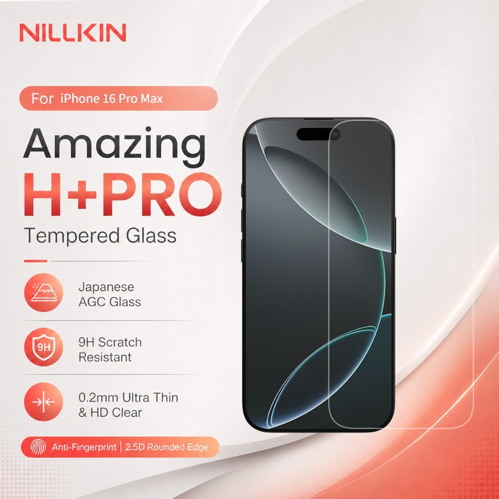 Kính Cường Lực Cho iPhone 16 Pro Max Phim Bảo Vệ Oleophobic Lớp Phủ 2.5D Chống Glare 9H FM5000