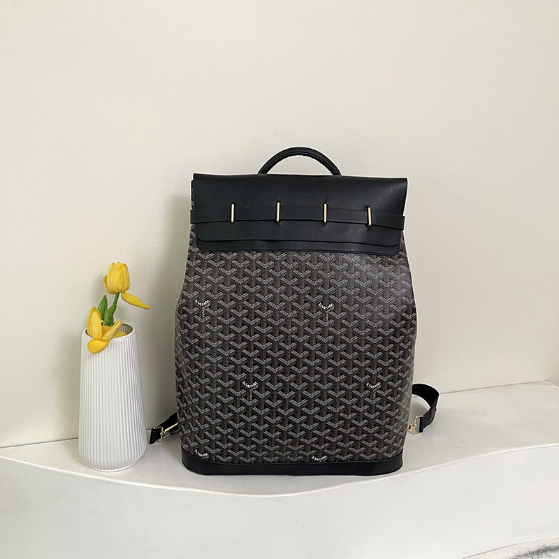 Ba lô nam Goyard Goyard AlPin in nắp ba lô cho chó cái Răng sức chứa lớn đi lại Túi phong bì