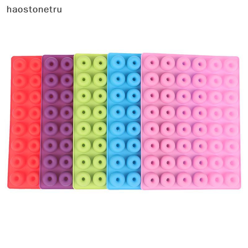 OST Mini Donut Chảo Khuôn 48 Lỗ Bánh Mini Silicone Bánh Donuts Khuôn Muffin Cho Khay Nướng Khuôn Làm