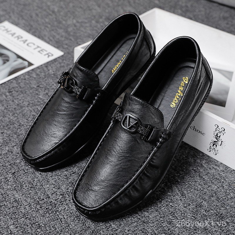 Giày Moccasin nam lái xe