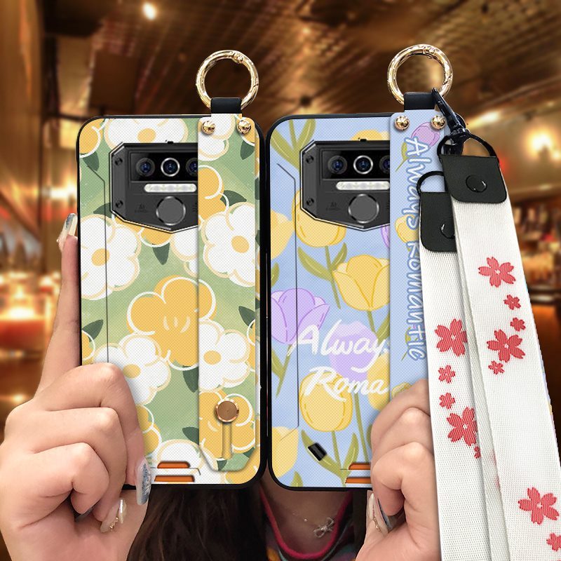 Ốp Điện Thoại Dây Hoa Cho Oukitel WP5 / WP5 Pro Tranh Sơn Dầu Chống Sốc Chống Bụi Bẩn Chống Thấm Nướ