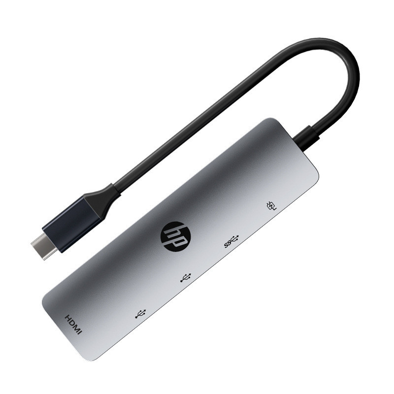 HP CT232X Hợp Kim Nhôm Type-C Docking Station USB3.0 Splitter Bộ Chuyển Đổi HDMI 100WPD Sạc Nhanh