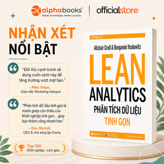 Sách: Lean Analytics - Phân Tích Dữ Liệu Tinh Gọn (Alpha Books)