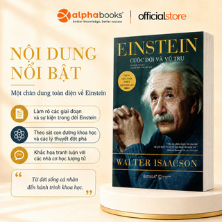 Sách - Einstein Cuộc Đời Và Vũ Trụ - Walter Isaacson (Omega Plus)