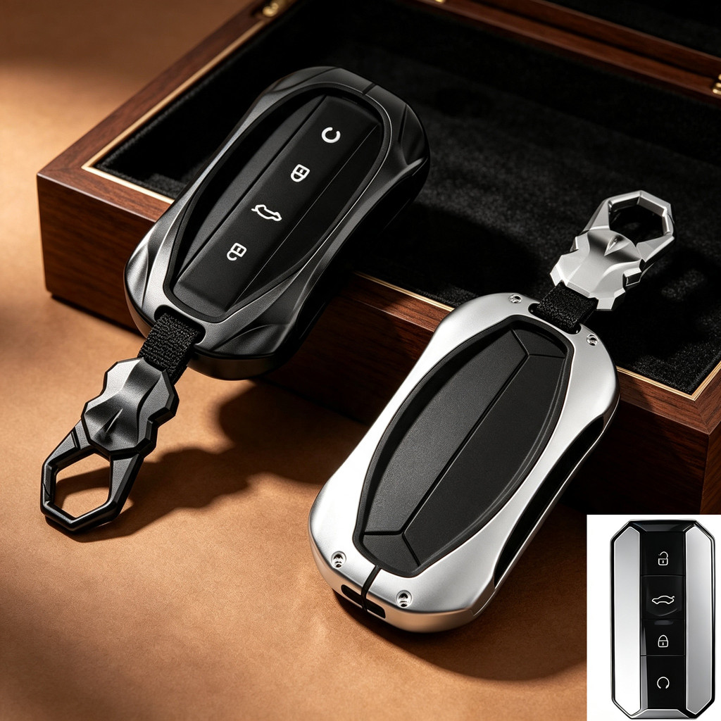 Ốp Chìa Khóa CHERY Jaecoo J5 EV 5 / J5 5 Dây Xích Ô Tô