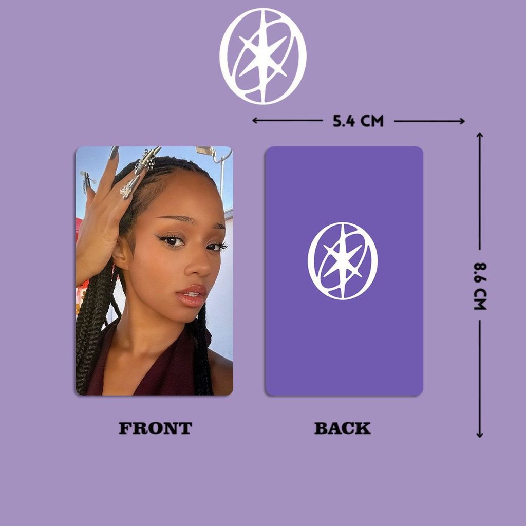 KATSEYE Kết Hợp Hỗ Trợ Ánh Sáng Hàng Hóa Photocard Lightsticks Thẻ Ánh Sáng Mắt Mèo Photocard