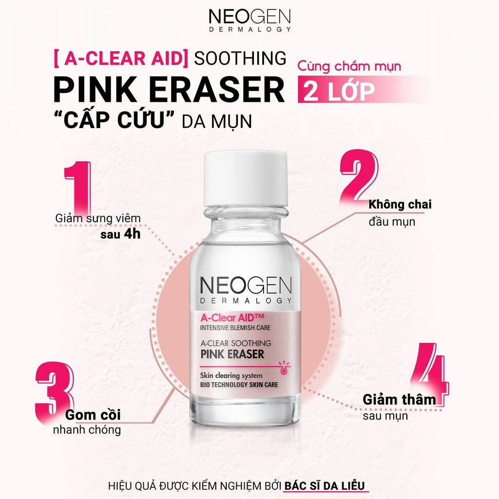 (HỎA TỐC CẢ TUẦN) Chấm mụn cấp tốc Neogen xẹp mụn