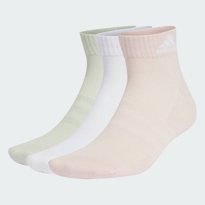 adidas Phong cách sống Bộ 3 Đôi Tất Cổ Chân Có Đệm Sportswear Unisex trắng IZ0108