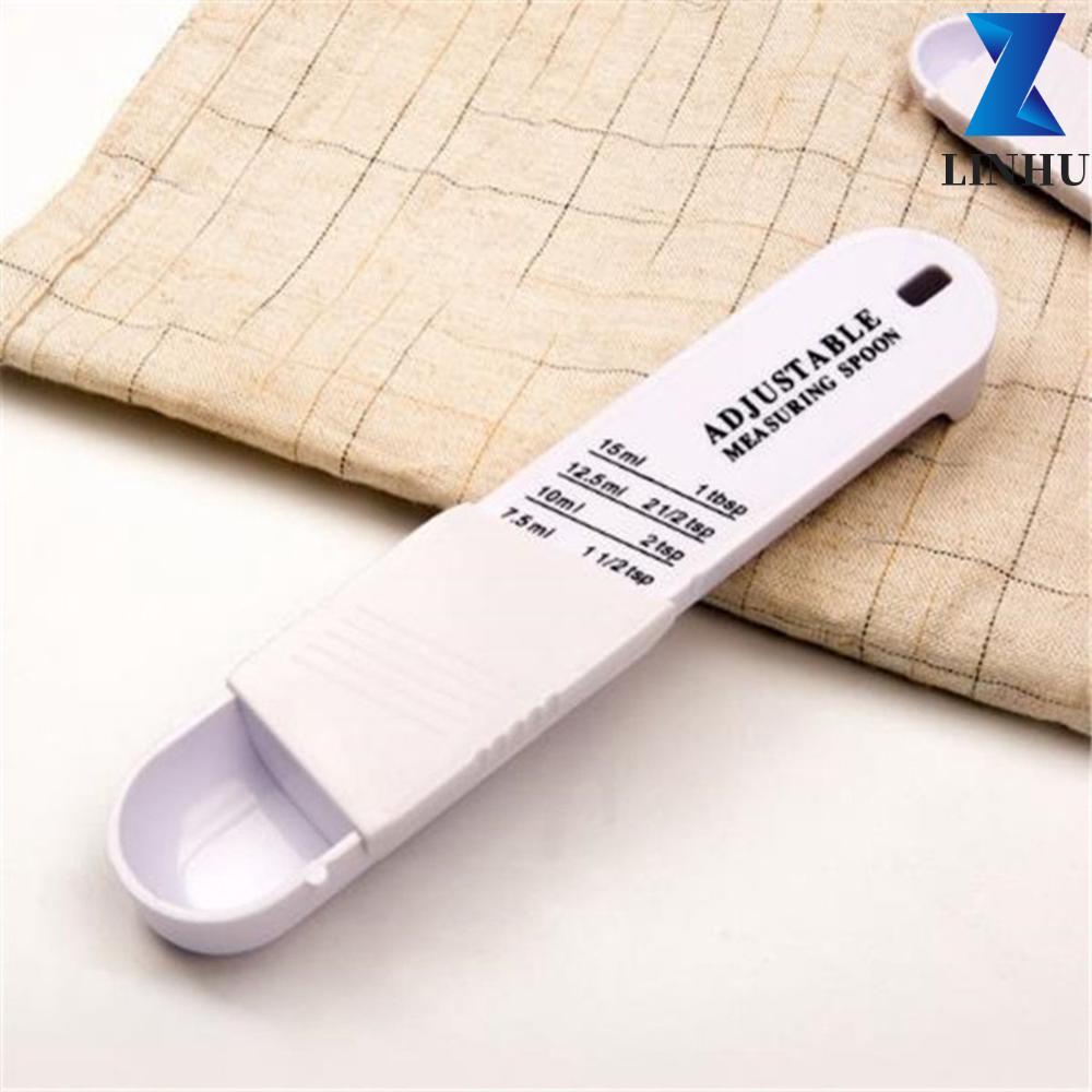 Ly đo LINHU Muỗng bàn bột nhà bếp có tỷ lệ Muỗng đường cà phê