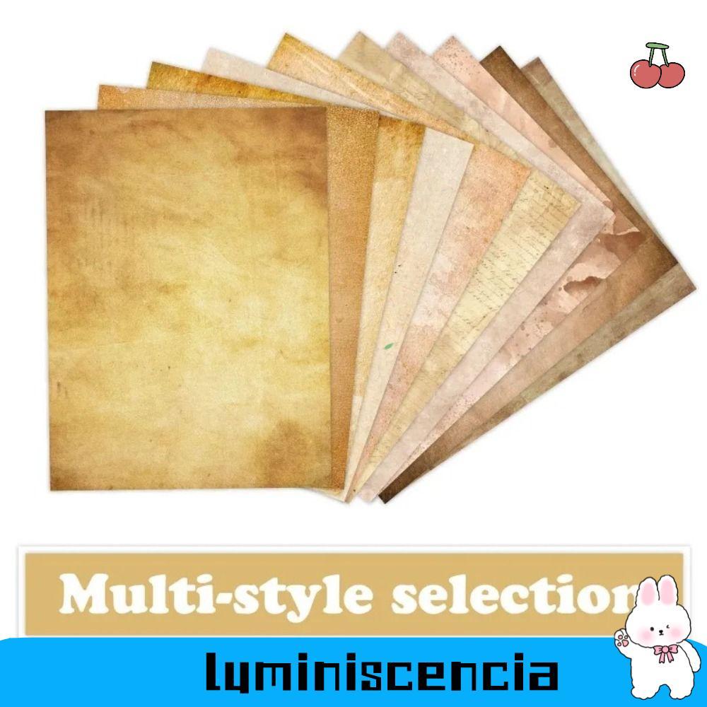 LUMINISCENCIA 50 Cái Giấy Chữ, Giấy Chất Liệu A4 Size A4 Giấy Viết, Cổ Điển Hai Mặt 50 Tờ Giấy Ghi C